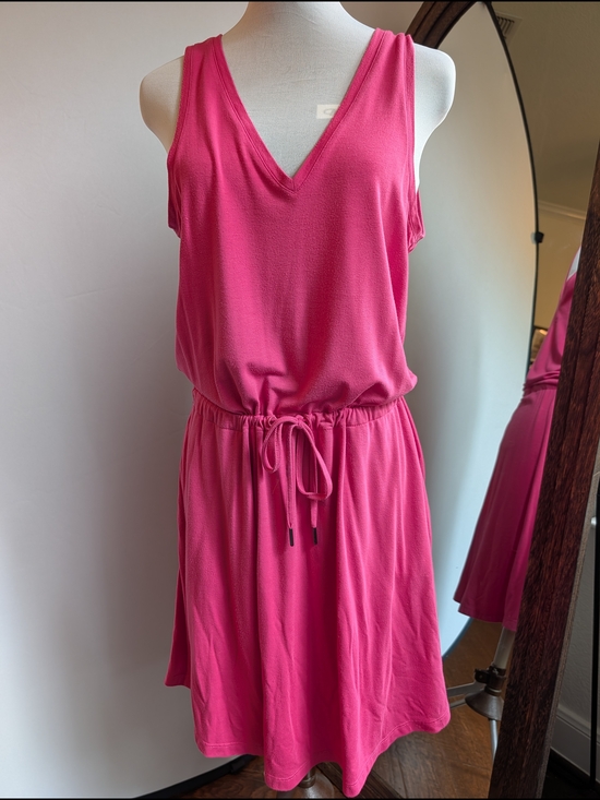 Sweaty Betty Dresses & Skirts - Sweaty Betty Pink Drawstring Dress Size XS Activewear Athleisure Flowy Casual
